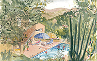 Majorcan Hillside Garden