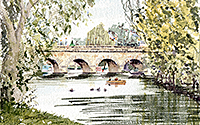 Maidenhead Bridge from the Guards Club