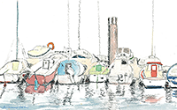 Harbour Douarnenez, Brittany